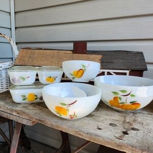Fire King Painted Fruits Kitchenware